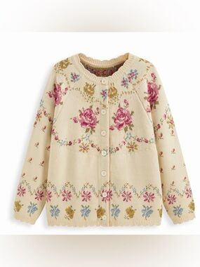 Shop Cider rose floral knit cardigan